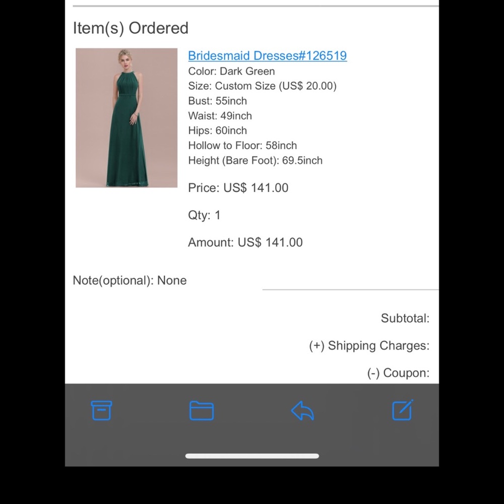 JJ’s House A-Line Scoop Neck Bridesmaid Dress Plus